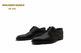 کفش مجلسی بندی مردانه چرم طبیعیbl01