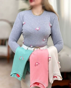 بلوز بافت گپ وارداتی مدل فلامینگو کد 40153
