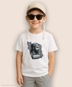 تیشرت بچگانه اصیل ایرانی طرح کوروش بزرگ کد 996