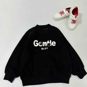 بلوز دخترانه لاینردار مشکی مرواریدی CONTLE