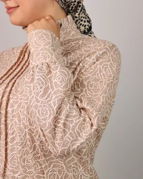 شومیز زنانه یقه پیلی دانتل 0304