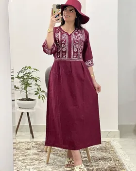 پیراهن لینن آنیسا