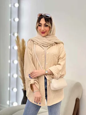شومیز تک جیب نلی