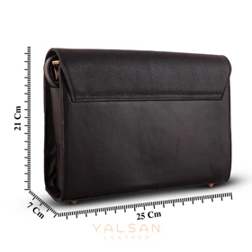 کیف دوشی زنانه چرم یلسان مدل نلین کد 121-MC