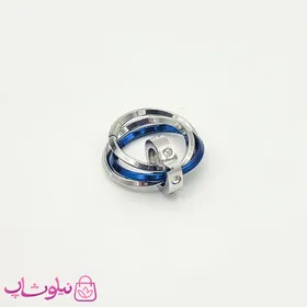 پلاک گردنبند اسپرت طرح چهار حلقه