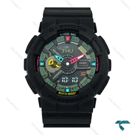 ساعت کاسیو جیشاک GA-110HR مردانه مشکی صفحه رنگی GShock-7778-G