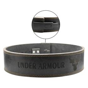 کمربند سوپر پاورلیفتینگ و بدنسازی آندر آرمور مدل ELM-404G1001 اهرمی مشکی