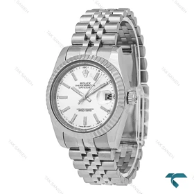 ساعت رولکس DateJust مردانه سیلور ایندکس خطی Rolex-8317-G