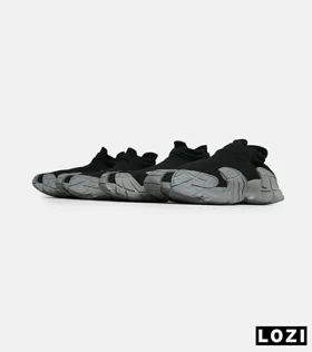 کفش کتانی مردانه مشکی طوسی BALENCIAGA مدل 6939