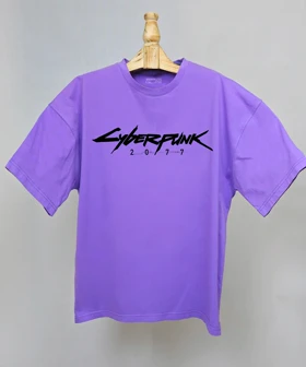 تیشرت لش مردانه و زنانه مدل سایبرپانک 2077 Cyberpunk 2077