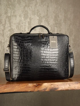 کیف اداری مردانه بیورا مدل کروکدیلی کد e08
