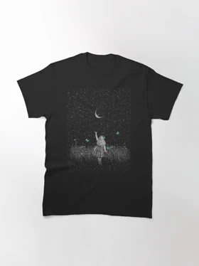 تیشرت آلیس در سرزمین عجایب | Wonderland Smiling Starry Night کد 222305