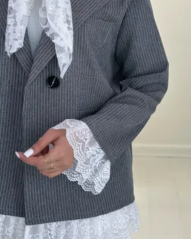 مانتو آستین گیپور