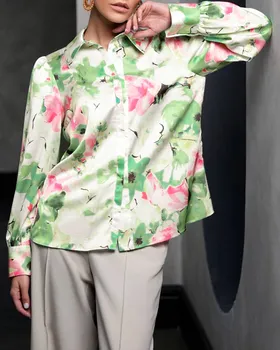 شومیز زنانه طرح دار 307323