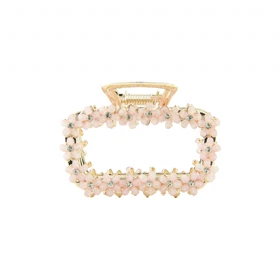 کلیپس زنانه مدل فلزی گل‌دار