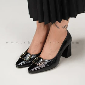 کفش چرم مجلسی زنانه CODE:837