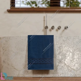 حوله استخری طرح رومی رنگ سرمه ای