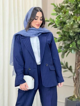 ست مانتو و شلوار جیب نما ارمغان