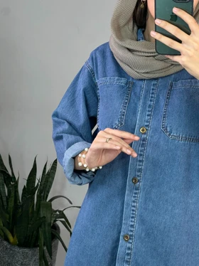 مانتو جین کاغذی نگار 1