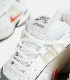 کفش کتانی مردانه و زنانه سفید قرمز Nike cushlon