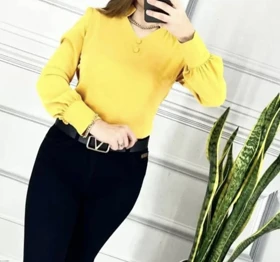 شومیز یقه هفت سه دکمه کد 1106