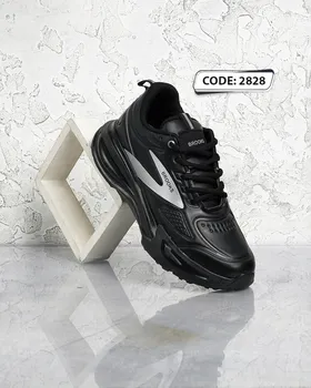 کتانی مشکی Brooks با زیره ژله ای
