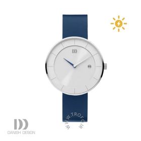 ساعت مچی عقربه ای مردانه دنیش دیزاین (Danish design) مدل Globe Silver/Blue 11-B1-01