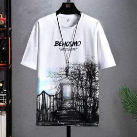 تیشرت آستین کوتاه باکسی