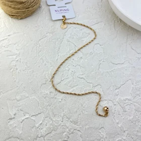 پابند زنانه ژوپینگ طرح موج طلایی