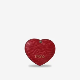 آینه جیبی زنانه قلبی چرم طبیعی مونو mono مدل G0018