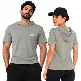 تیشرت کلاهدار اسپرت سورا سی سو مدل CN-Sisu-26047 سدری