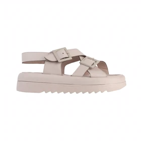 صندل زنانه مدل 830 دو سگک_کرم کد 1973