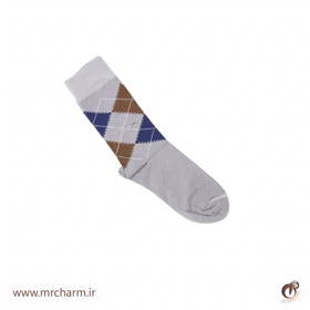 جوراب طرح دار ساق بلند mrc581