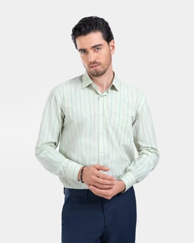 ام کی کالکشن پیراهن آستین بلند mk-26370-light-green