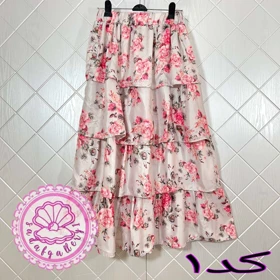 دامن طبقه‌ای گل‌دار کالکشن 1
