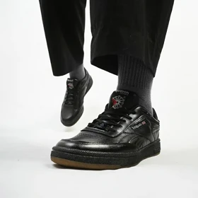 کفش روزمره ریباک مدل reebok club C85 All Black