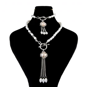 نیم ست دخترانه مدل ونکلیف و مروارید