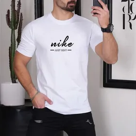 تیشرت سفید مردانه nike