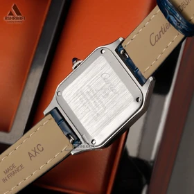 ساعت زنانه کارتیه بند چرمی Cartier Santos-Dumont SDB28