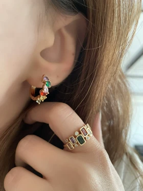 گردنبند، گوشواره، انگشتر ژوپینگ