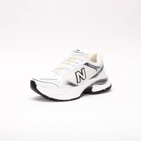کفش اسپرت زنانه بهاره اسپرت مدل نیوبالانس (سفید - مشکی)