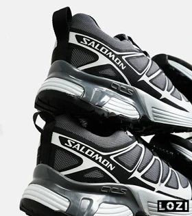 کفش کتانی خاکستری سفید Salomon xt-6