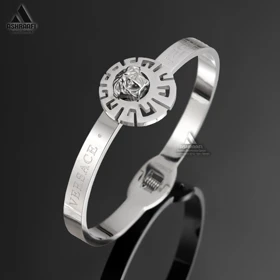 دستبند ورساچه طلایی Versace Bracelet-WG1 (نقره‌ای)