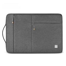 کاور مک بوک و لپ تاپ 14 اینچی اورجینال ویوو WIWU Alpha Slim Sleeve (طوسی)