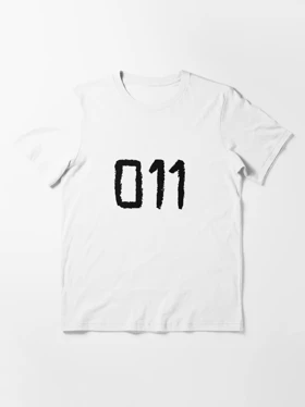 تیشرت استرنجر تینگز | تیشرت Stranger Things طرح 011 - Eleven Tattoo Design Essential کد 108904