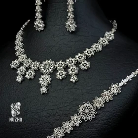 سرویس تراش نقره زنانه کدsnz1035