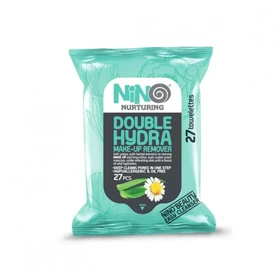 دستمال مرطوب پاک کننده آرایش آلوئه ورا نینو 27 عددی