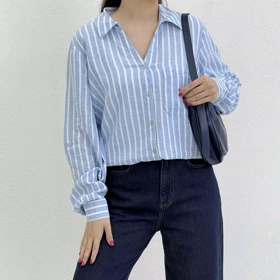 شومیز زنانه قواره دار راه راه