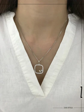 گردنبند زنانه قلب تنها