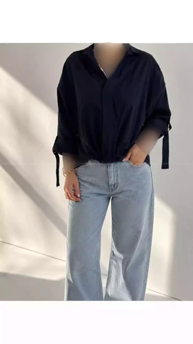 شومیز جلو گرهای زنانه 88453